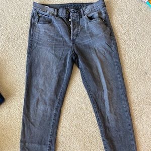American Eagle hi rise girlfriend jeans size 4